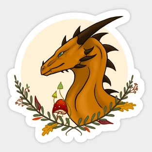 Autumn Dragon Sticker